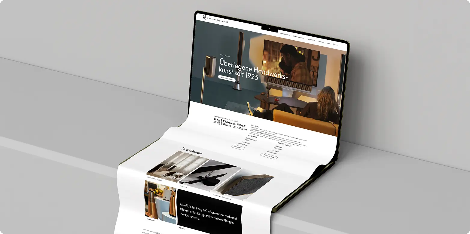 Webdesign und Marketingentur für Haeberli TV in Wil